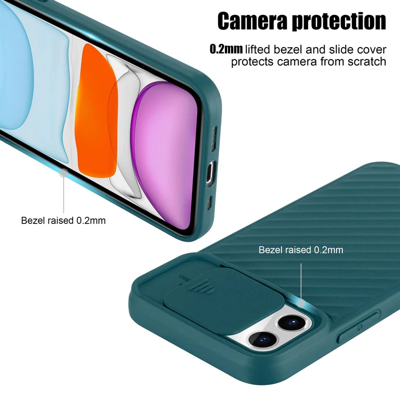 Cadorabo Hülle kompatibel mit Apple iPhone 11 Schutzhülle aus flexiblem TPU Silikon und mit Kameraschutz