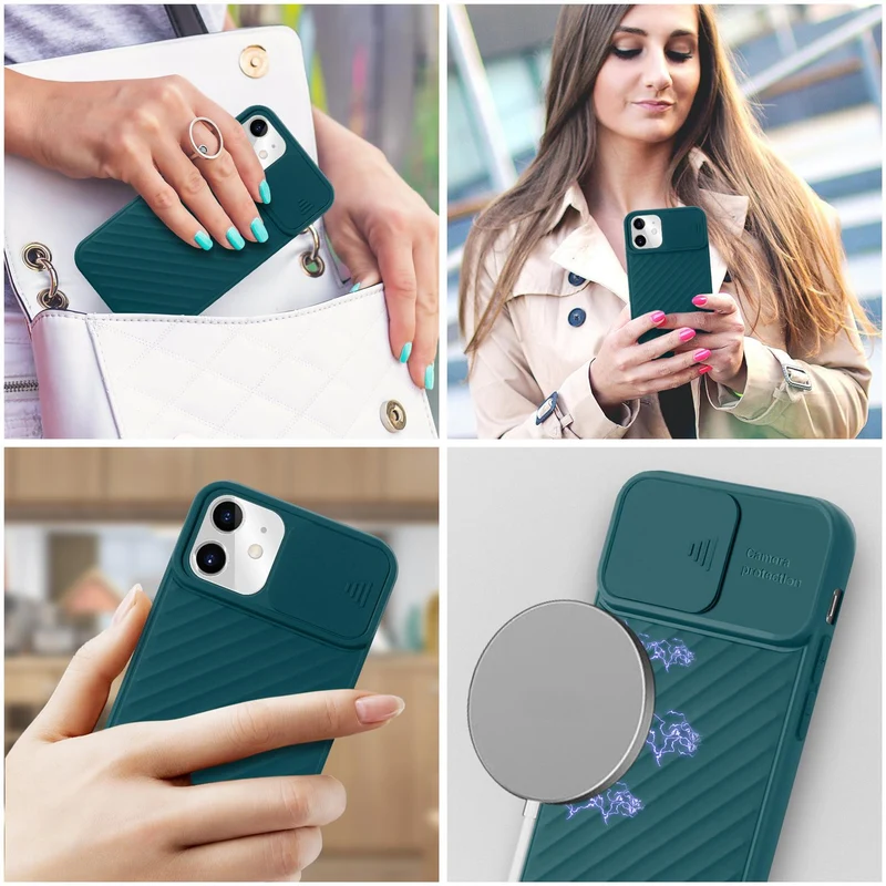 Cadorabo Hülle kompatibel mit Apple iPhone 11 Schutzhülle aus flexiblem TPU Silikon und mit Kameraschutz