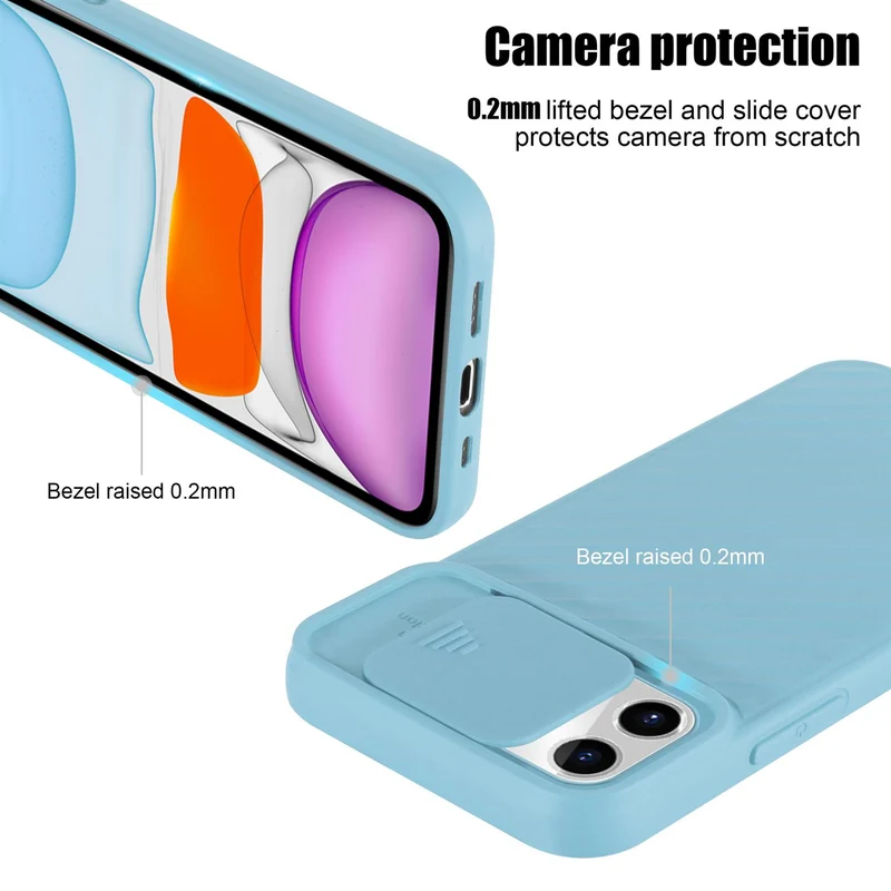 Cadorabo Hülle kompatibel mit Apple iPhone 11 Schutzhülle aus flexiblem TPU Silikon und mit Kameraschutz