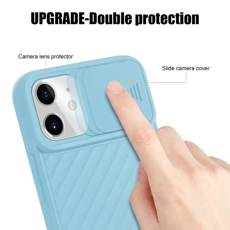 Cadorabo Hülle kompatibel mit Apple iPhone 11 Schutzhülle aus flexiblem TPU Silikon und mit Kameraschutz