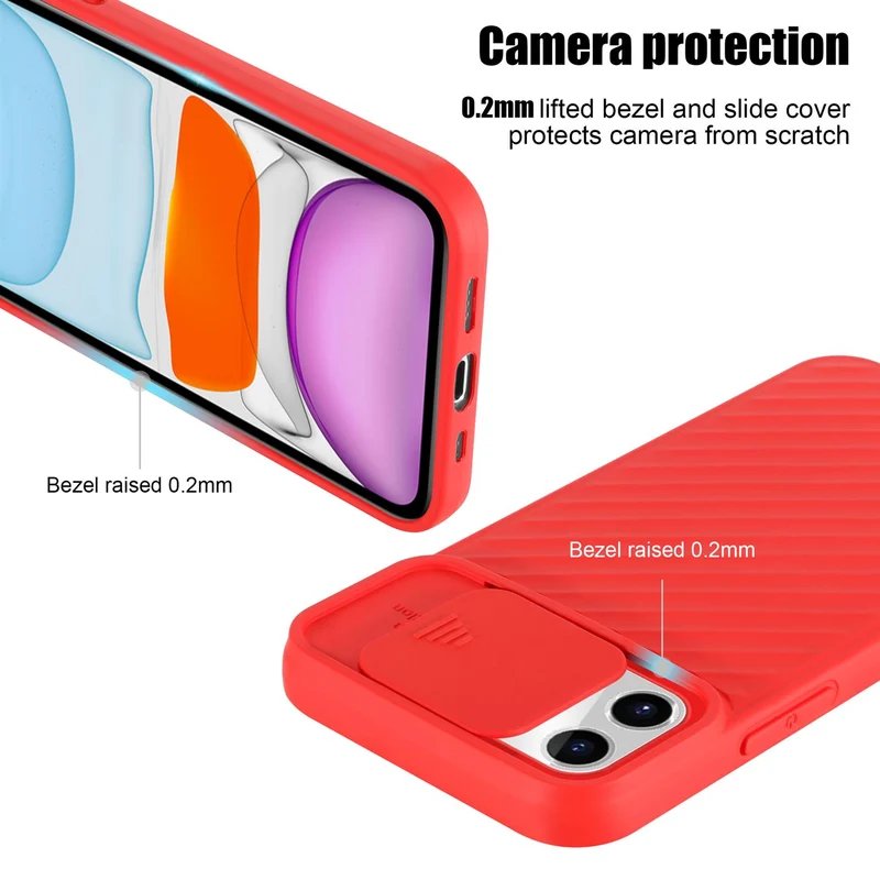 Cadorabo Hülle kompatibel mit Apple iPhone 11 Schutzhülle aus flexiblem TPU Silikon und mit Kameraschutz