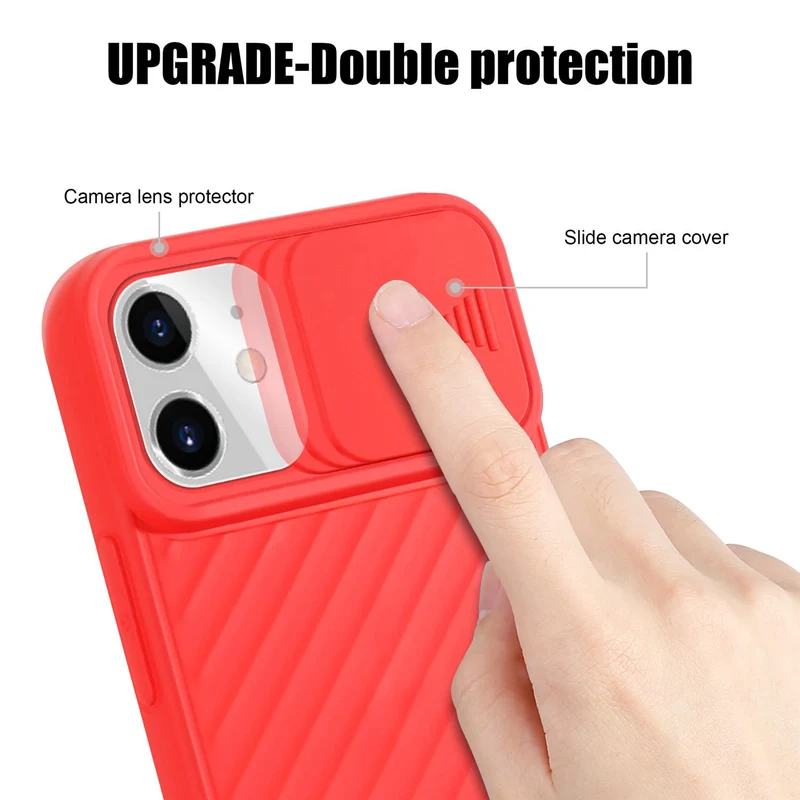Cadorabo Hülle kompatibel mit Apple iPhone 11 Schutzhülle aus flexiblem TPU Silikon und mit Kameraschutz