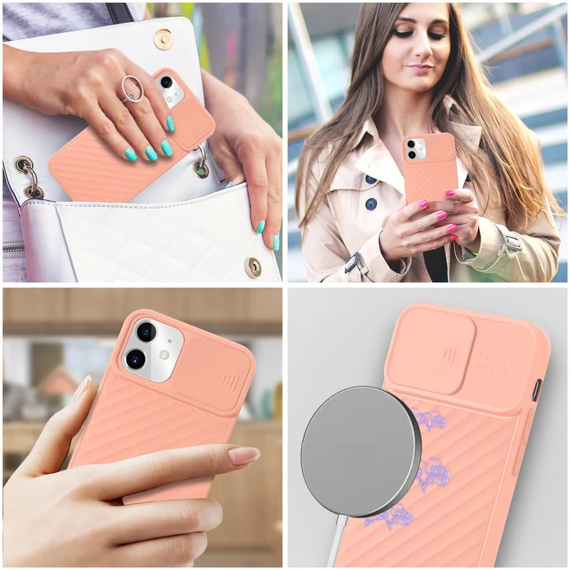 Cadorabo Hülle kompatibel mit Apple iPhone 11 Schutzhülle aus flexiblem TPU Silikon und mit Kameraschutz