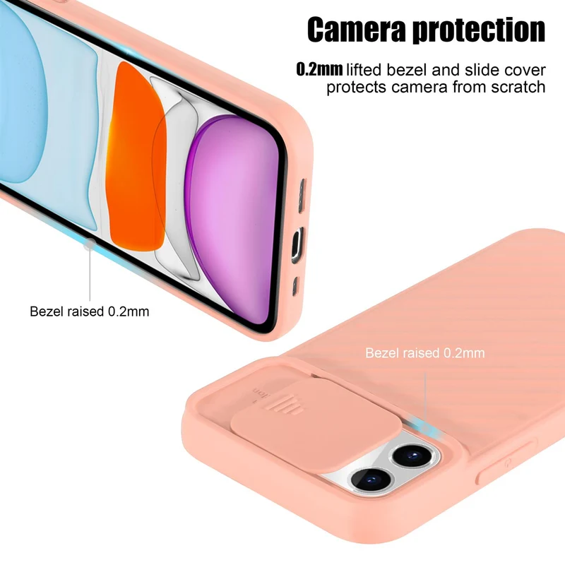 Cadorabo Hülle kompatibel mit Apple iPhone 11 Schutzhülle aus flexiblem TPU Silikon und mit Kameraschutz