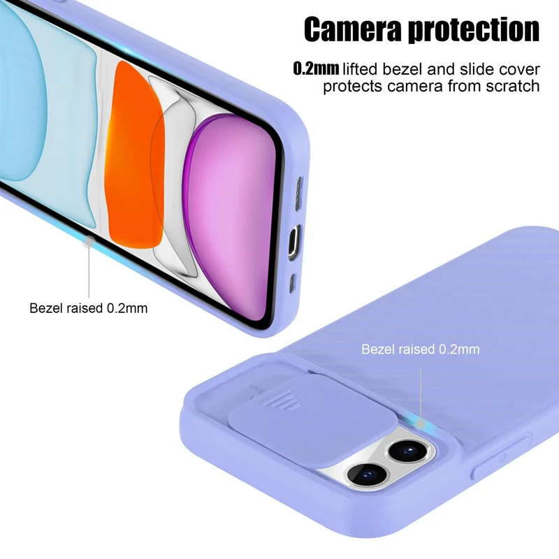 Cadorabo Hülle kompatibel mit Apple iPhone 11 Schutzhülle aus flexiblem TPU Silikon und mit Kameraschutz