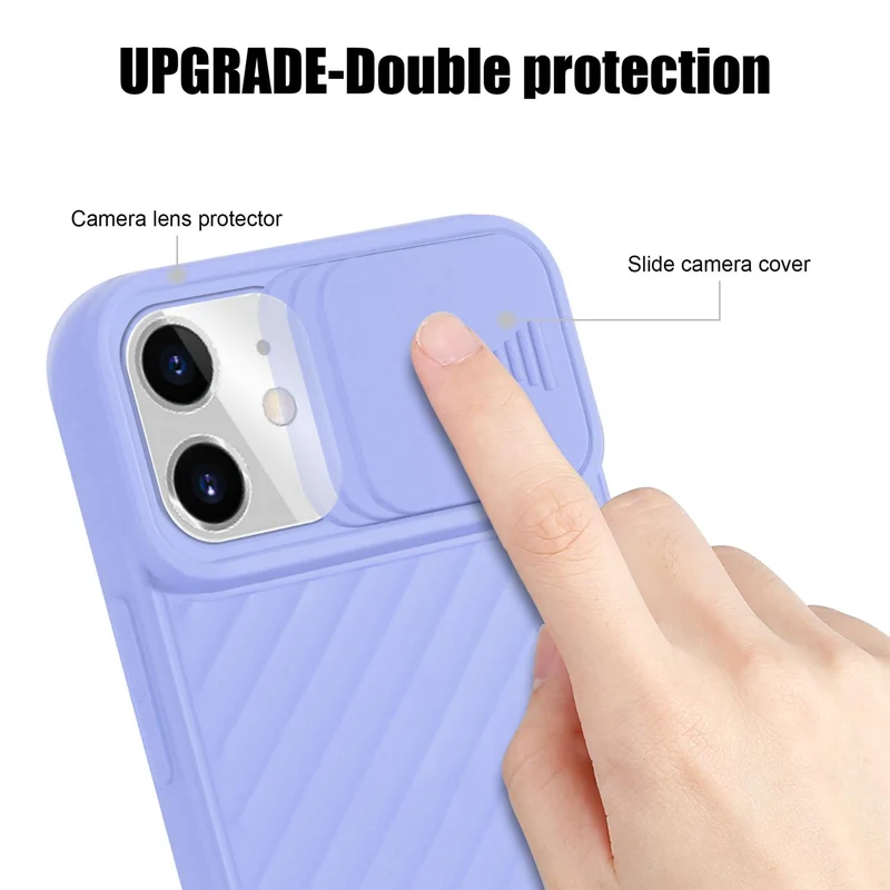 Cadorabo Hülle kompatibel mit Apple iPhone 11 Schutzhülle aus flexiblem TPU Silikon und mit Kameraschutz