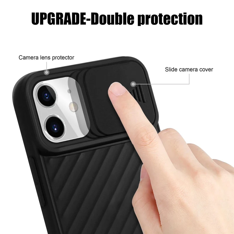 Cadorabo Hülle kompatibel mit Apple iPhone 11 Schutzhülle aus flexiblem TPU Silikon und mit Kameraschutz