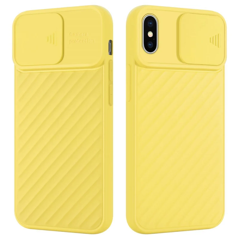 Cadorabo Hülle kompatibel mit Apple iPhone XS MAX Schutzhülle aus flexiblem TPU Silikon und mit Kameraschutz