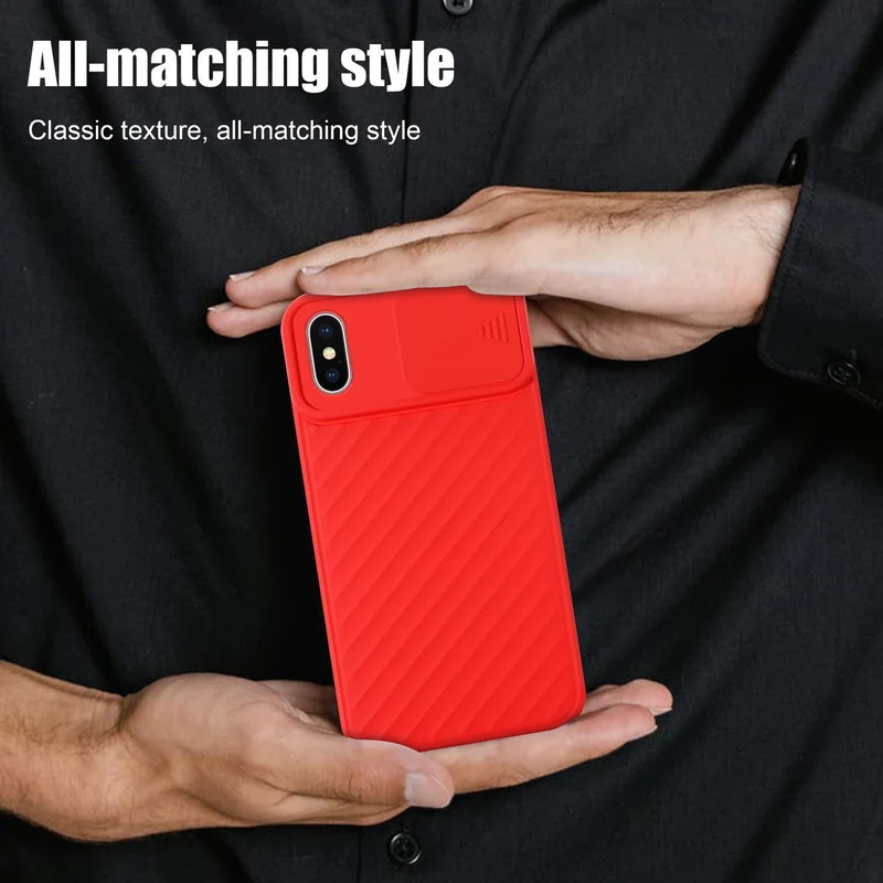 Cadorabo Hülle kompatibel mit Apple iPhone XS MAX Schutzhülle aus flexiblem TPU Silikon und mit Kameraschutz