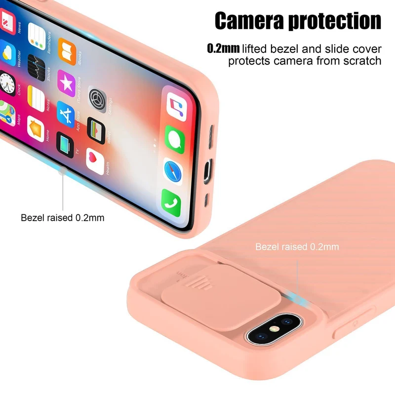 Cadorabo Hülle kompatibel mit Apple iPhone XS MAX Schutzhülle aus flexiblem TPU Silikon und mit Kameraschutz