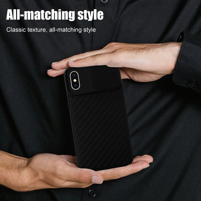 Cadorabo Hülle kompatibel mit Apple iPhone XS MAX Schutzhülle aus flexiblem TPU Silikon und mit Kameraschutz