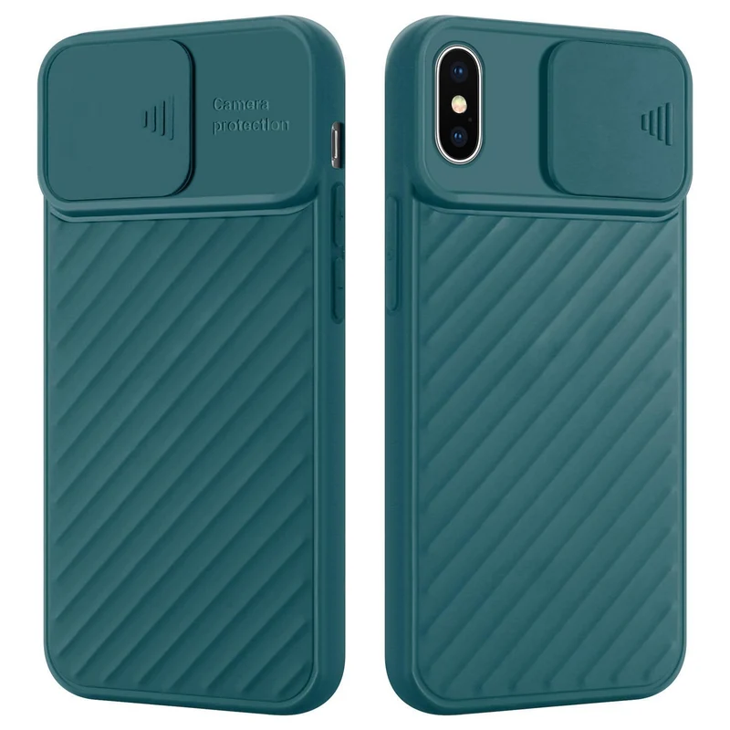 Cadorabo Hülle kompatibel mit Apple iPhone XR Schutzhülle aus flexiblem TPU Silikon und mit Kameraschutz