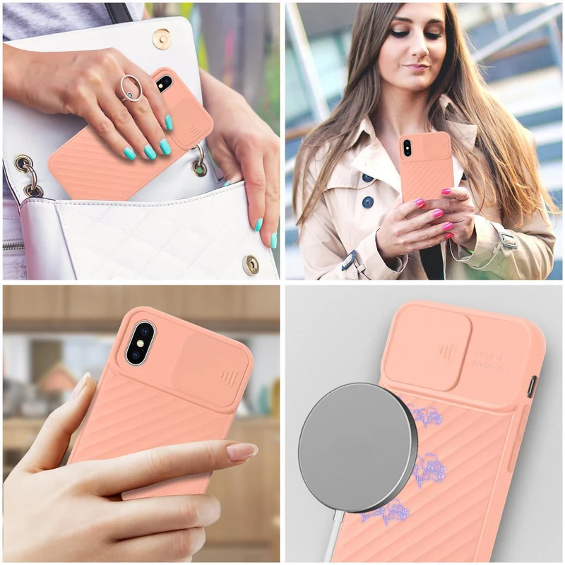 Cadorabo Hülle kompatibel mit Apple iPhone XR Schutzhülle aus flexiblem TPU Silikon und mit Kameraschutz