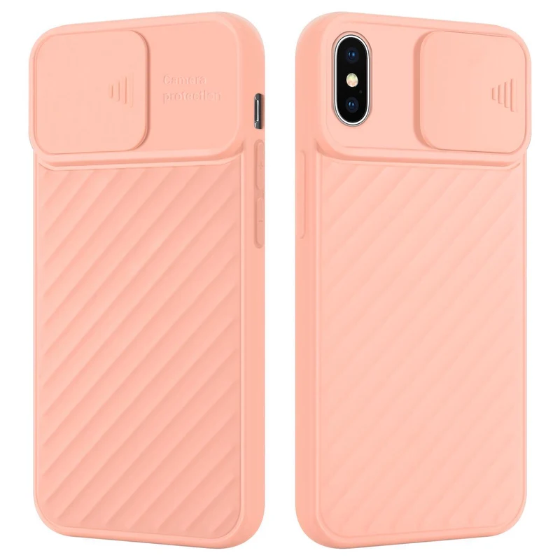 Cadorabo Hülle kompatibel mit Apple iPhone X / XS Schutzhülle aus flexiblem TPU Silikon und mit Kameraschutz