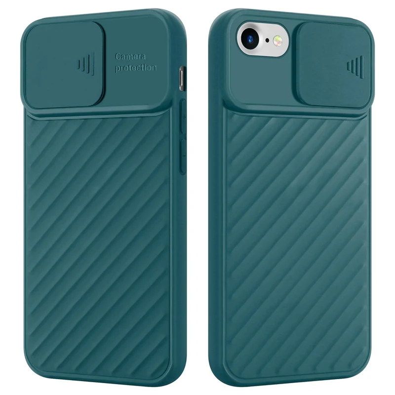 Cadorabo Hülle kompatibel mit Apple iPhone 7 / 7S / 8 / SE 2020 Schutzhülle aus flexiblem TPU Silikon und mit Kameraschutz