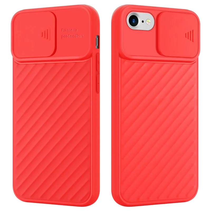 Cadorabo Hülle kompatibel mit Apple iPhone 7 / 7S / 8 / SE 2020 Schutzhülle aus flexiblem TPU Silikon und mit Kameraschutz