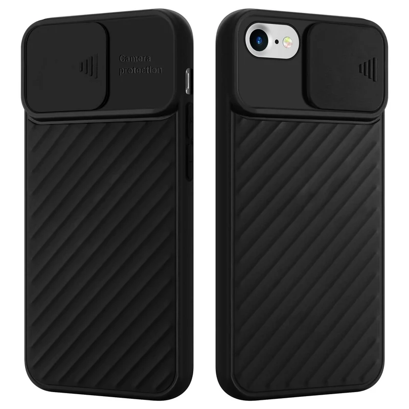 Cadorabo Hülle kompatibel mit Apple iPhone 7 / 7S / 8 / SE 2020 Schutzhülle aus flexiblem TPU Silikon und mit Kameraschutz