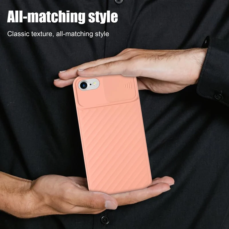 Cadorabo Hülle kompatibel mit Apple iPhone 7 / 7S / 8 / SE 2020 Schutzhülle aus flexiblem TPU Silikon und mit Kameraschutz