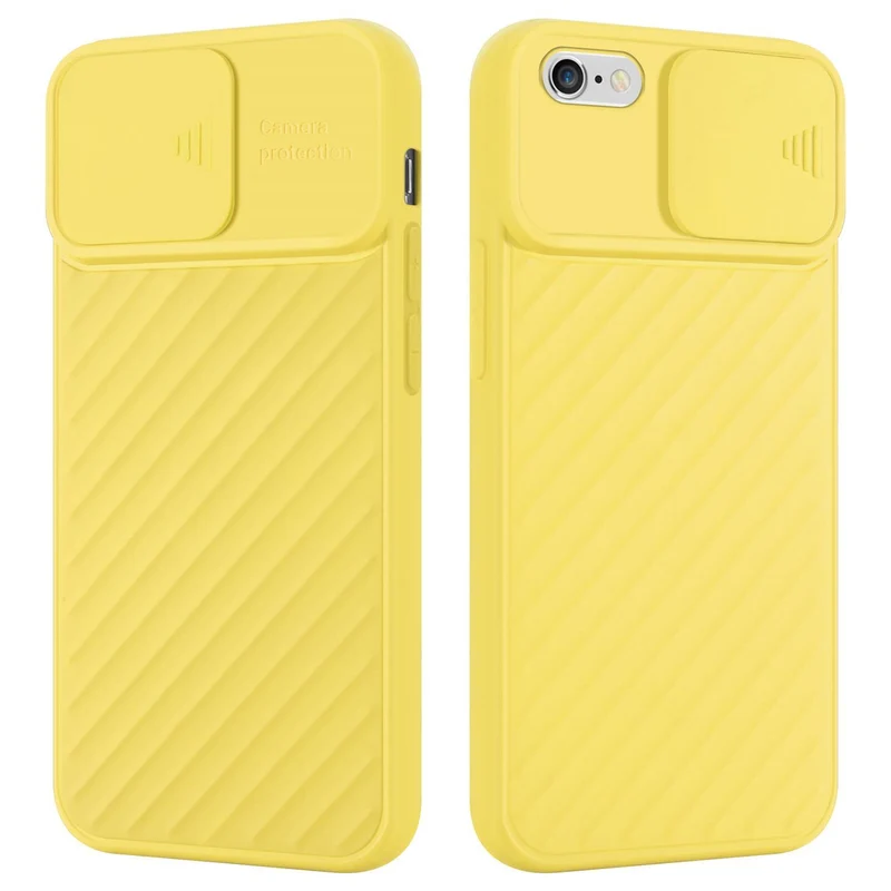 Cadorabo Hülle kompatibel mit Apple iPhone 6 PLUS / 6S PLUS Schutzhülle aus flexiblem TPU Silikon und mit Kameraschutz