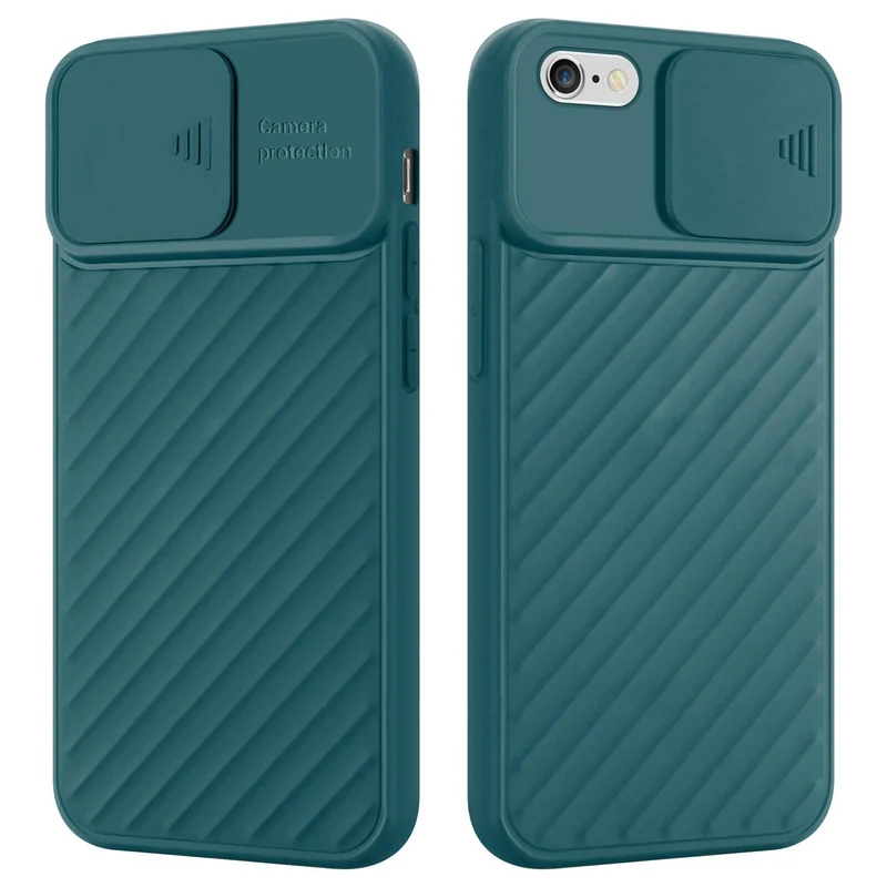 Cadorabo Hülle kompatibel mit Apple iPhone 6 PLUS / 6S PLUS Schutzhülle aus flexiblem TPU Silikon und mit Kameraschutz