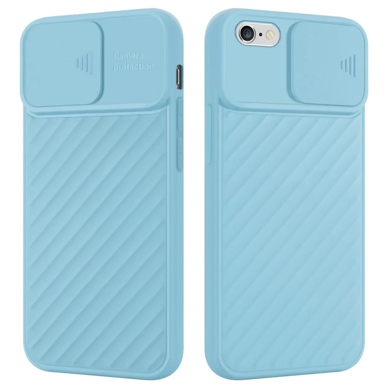 Cadorabo Hülle kompatibel mit Apple iPhone 6 PLUS / 6S PLUS Schutzhülle aus flexiblem TPU Silikon und mit Kameraschutz