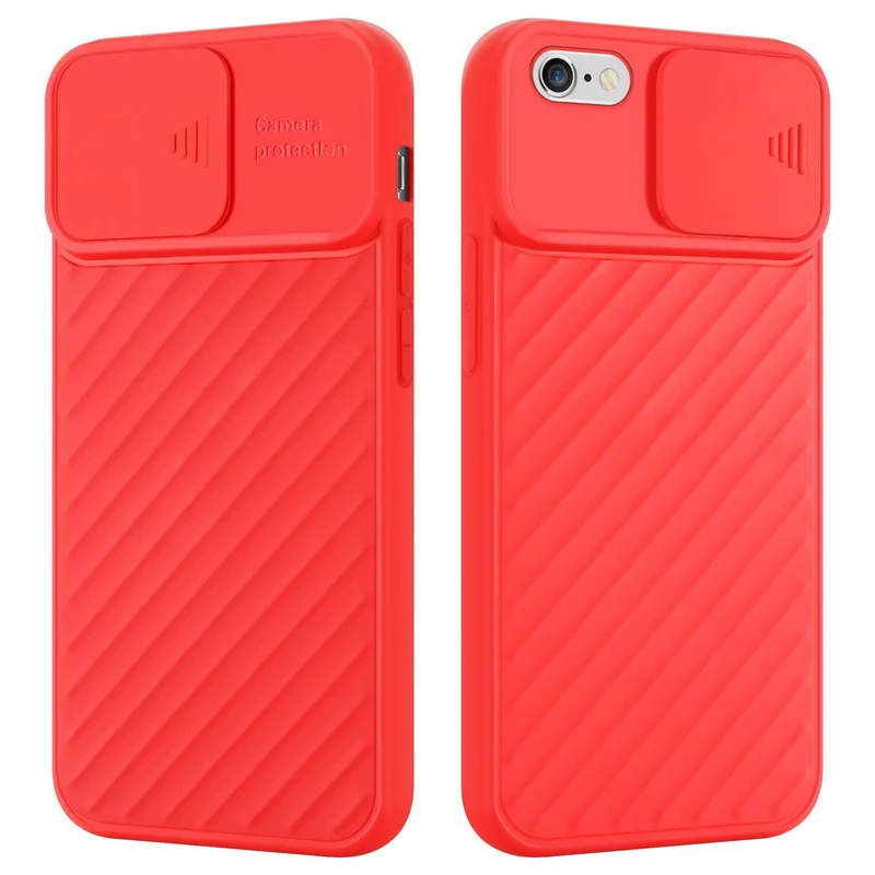 Cadorabo Hülle kompatibel mit Apple iPhone 6 PLUS / 6S PLUS Schutzhülle aus flexiblem TPU Silikon und mit Kameraschutz