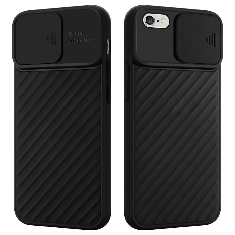 Cadorabo Hülle kompatibel mit Apple iPhone 6 PLUS / 6S PLUS Schutzhülle aus flexiblem TPU Silikon und mit Kameraschutz