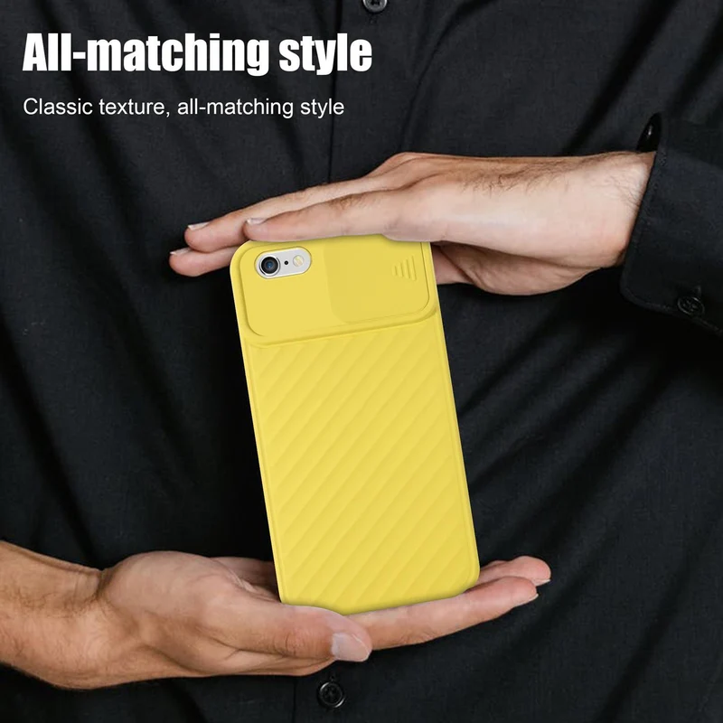 Cadorabo Hülle kompatibel mit Apple iPhone 6 PLUS / 6S PLUS Schutzhülle aus flexiblem TPU Silikon und mit Kameraschutz