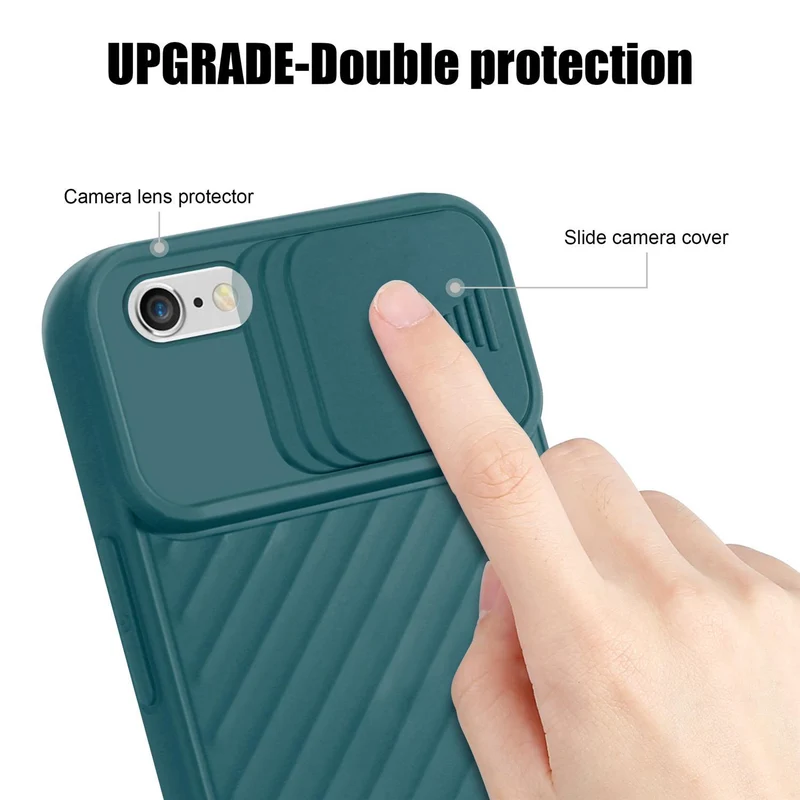 Cadorabo Hülle kompatibel mit Apple iPhone 6 PLUS / 6S PLUS Schutzhülle aus flexiblem TPU Silikon und mit Kameraschutz