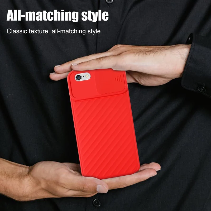 Cadorabo Hülle kompatibel mit Apple iPhone 6 PLUS / 6S PLUS Schutzhülle aus flexiblem TPU Silikon und mit Kameraschutz