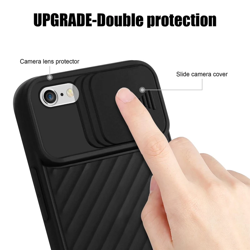 Cadorabo Hülle kompatibel mit Apple iPhone 6 PLUS / 6S PLUS Schutzhülle aus flexiblem TPU Silikon und mit Kameraschutz