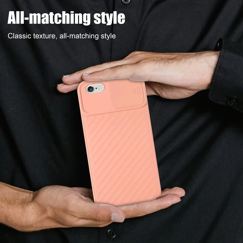 Cadorabo Hülle kompatibel mit Apple iPhone 6 / 6S Schutzhülle aus flexiblem TPU Silikon und mit Kameraschutz