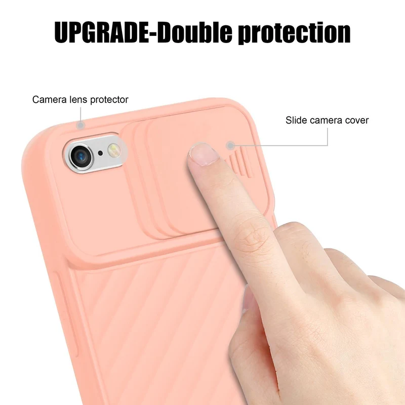 Cadorabo Hülle kompatibel mit Apple iPhone 6 / 6S Schutzhülle aus flexiblem TPU Silikon und mit Kameraschutz
