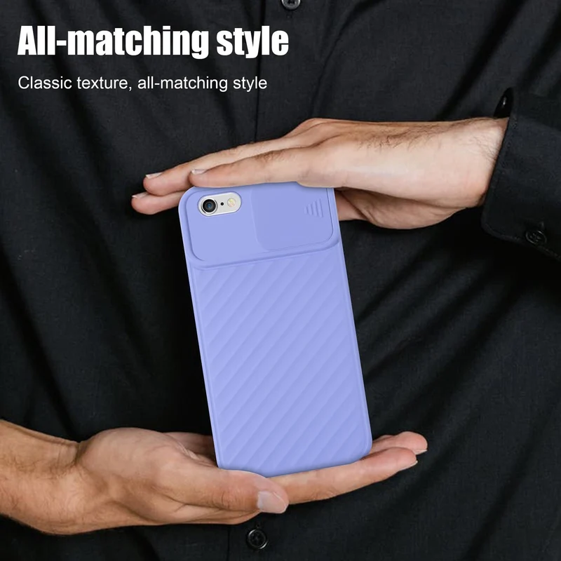 Cadorabo Hülle kompatibel mit Apple iPhone 6 / 6S Schutzhülle aus flexiblem TPU Silikon und mit Kameraschutz
