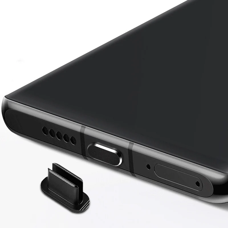 Cadorabo Schutzkappe kompatibel mit USB C Staub Schutz Stecker Stöpsel für Ladeanschluss Staubdicht