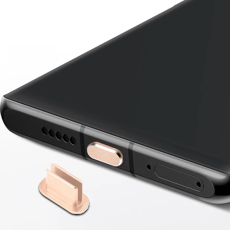 Cadorabo Schutzkappe kompatibel mit USB C Staub Schutz Stecker Stöpsel für Ladeanschluss Staubdicht