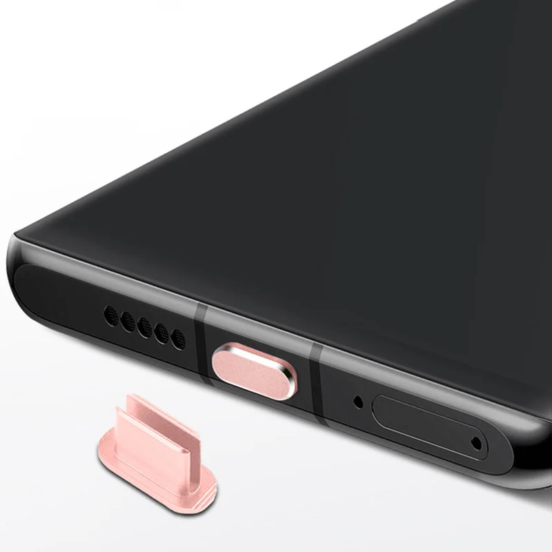 Cadorabo Schutzkappe kompatibel mit USB C Staub Schutz Stecker Stöpsel für Ladeanschluss Staubdicht