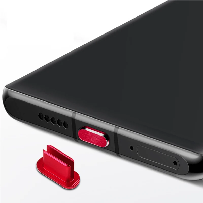 Cadorabo Schutzkappe kompatibel mit USB C Staub Schutz Stecker Stöpsel für Ladeanschluss Staubdicht