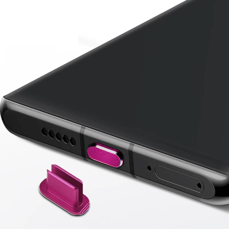 Cadorabo Schutzkappe kompatibel mit USB C Staub Schutz Stecker Stöpsel für Ladeanschluss Staubdicht