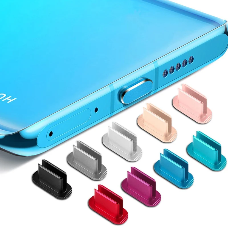 Cadorabo Schutzkappe kompatibel mit USB C Staub Schutz Stecker Stöpsel für Ladeanschluss Staubdicht