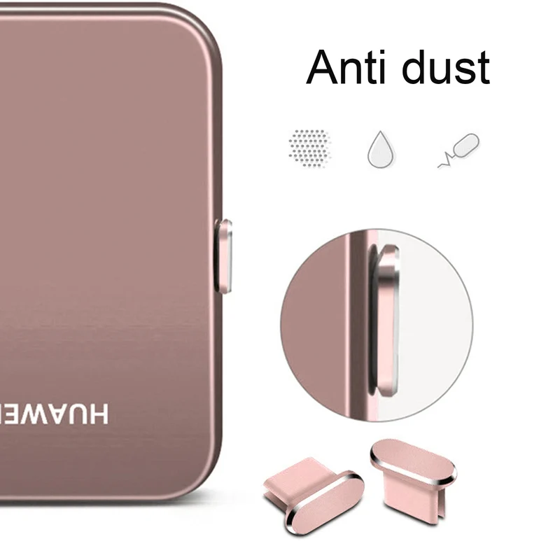 Cadorabo Schutzkappe kompatibel mit USB C Staub Schutz Stecker Stöpsel für Ladeanschluss Staubdicht