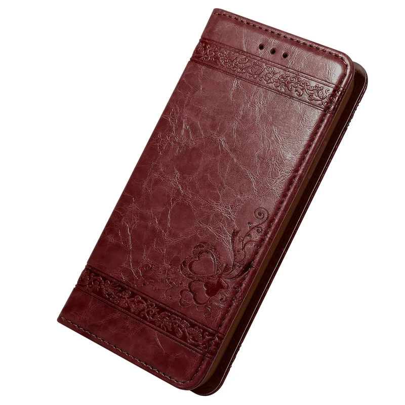 Cadorabo Hülle kompatibel mit Apple iPhone 11 PRO MAX mit Ornamenten - Schutzhülle mit Magnetverschluss, Standfunktion und Kartenfach