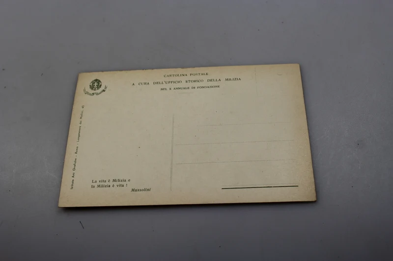 Postkarte Duce-Rede
