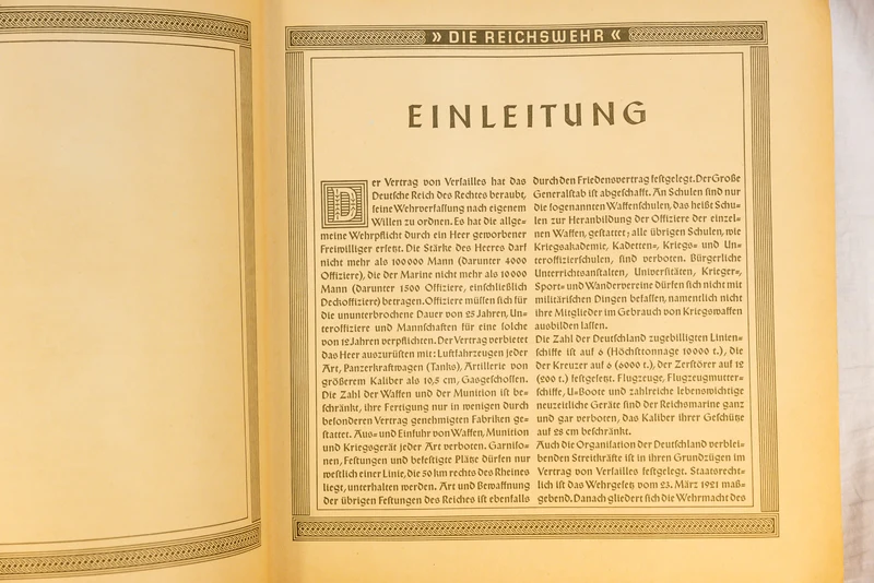 Stickeralbum "Die Reichwehr" 1933