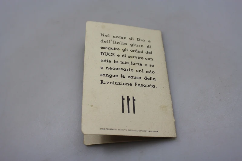 Karte „Piccola Italiana“ – XVII
