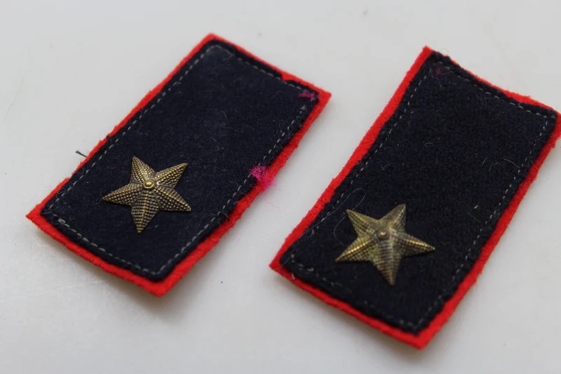 Paar offizielle REI-Insignien aus dem 2. Weltkrieg