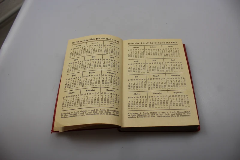 Taschenkalender NSKOV 1941