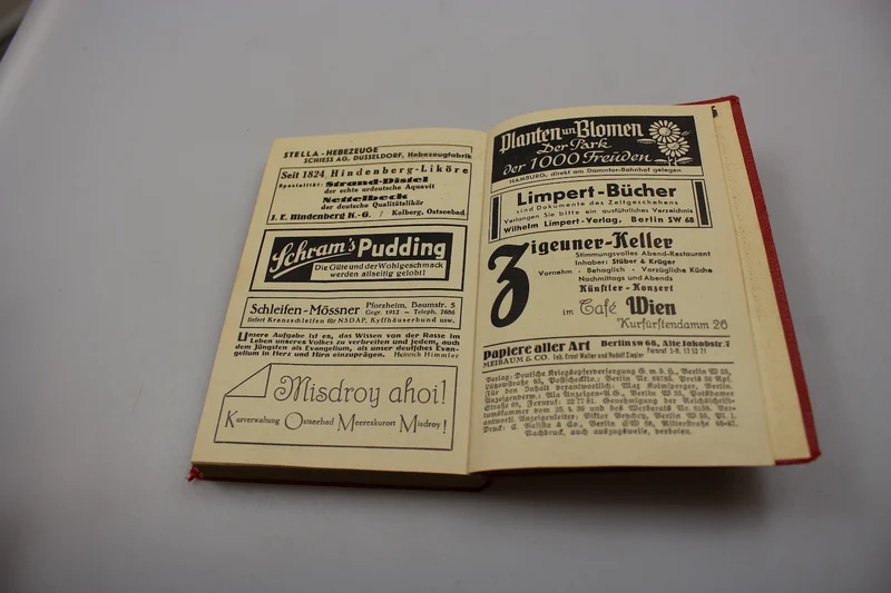 Taschenkalender NSKOV 1941
