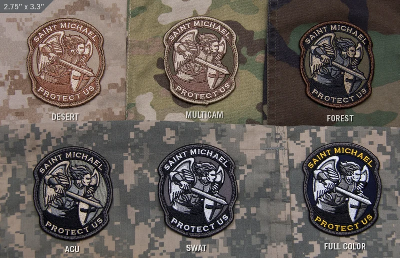 Milspec Monkey Saint Michael Modern Morale Patch