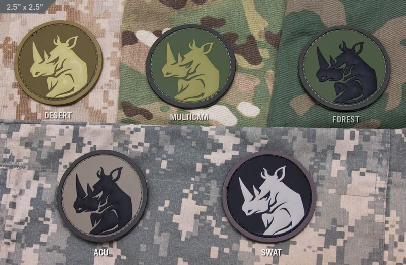 Milspec Monkey Rhino Head Patch